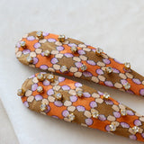 Hair Pin Orange Purple