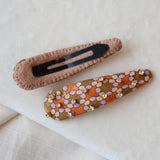 Hair Pin Orange Purple