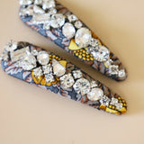 Hair Pin Silver Studs