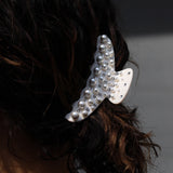 White Pearl Studs Hair Clip