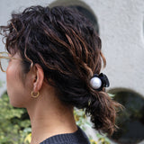 Black Big Pearl Hair Clip