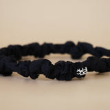 Gather Headband Black Lace