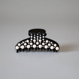 Black Pearl Studs Hair Clip