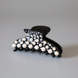 Black Pearl Studs Hair Clip