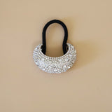 Half Moon Full Studs Silver Pony