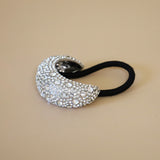 Half Moon Full Studs Silver Pony