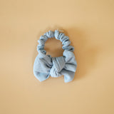 Riboon Mini Scrunchie Denim Blue