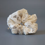 White Lace Scrunchie
