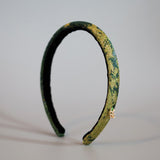 Slim Headband Green Marble