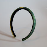 Slim Headband Green Marble