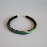 Slim Headband Green Marble