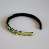 Slim Headband Green Marble