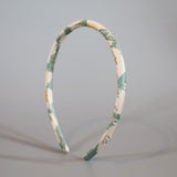 Tight Headband White Marble