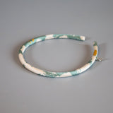 Tight Headband White Marble