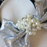 Silver Pearl Ribbon Pony