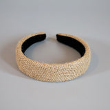 Thin Headband Brown Hemp