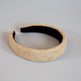 Thin Headband Brown Hemp