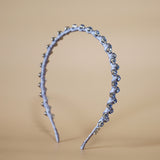 Narrow Studs Headband Blue Lavender