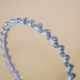 Narrow Studs Headband Blue Lavender