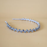 Narrow Studs Headband Blue Lavender