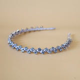 Narrow Studs Headband Blue Lavender