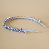 Narrow Studs Headband Blue Lavender