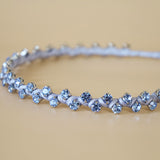 Narrow Studs Headband Blue Lavender