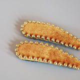 Orange Mustard Gold Hair Pin