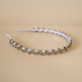 Narrow Studs Headband Beige