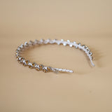 Narrow Studs Headband Beige