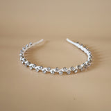 Narrow Studs Headband White