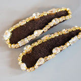 Brown Gold Hair Pin
