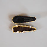Brown Gold Hair Pin