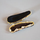 Brown Gold Hair Pin