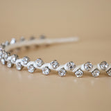 Narrow Studs Headband White