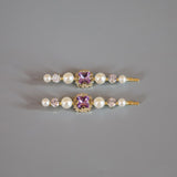 Purple Pearl Hair Pin