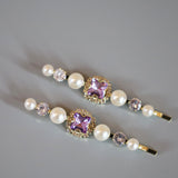 Purple Pearl Hair Pin