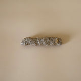 Beige Hemp Hair Clip