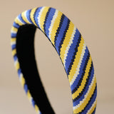 OG Headband Blue Yellow No Studs