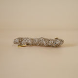 Beige Hemp Hair Clip