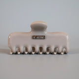 Stone Gray Gloss Hair Clip