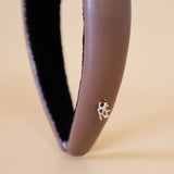 OG Headband Eco Brown Leather No Studs