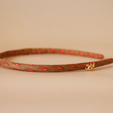 Tight Headband Brown Pink