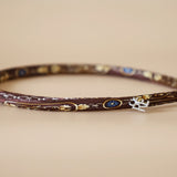 Tight Headband Brown Gold