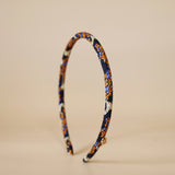 Tight Headband Navy Black Orange