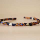 Tight Headband Navy Black Orange