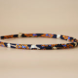 Tight Headband Navy Black Orange