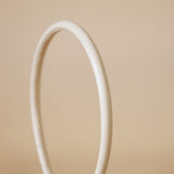 Tight Headband Eco Beige Leather No Studs