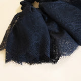 Big Frills Scrunchie Black