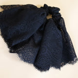 Big Frills Scrunchie Black